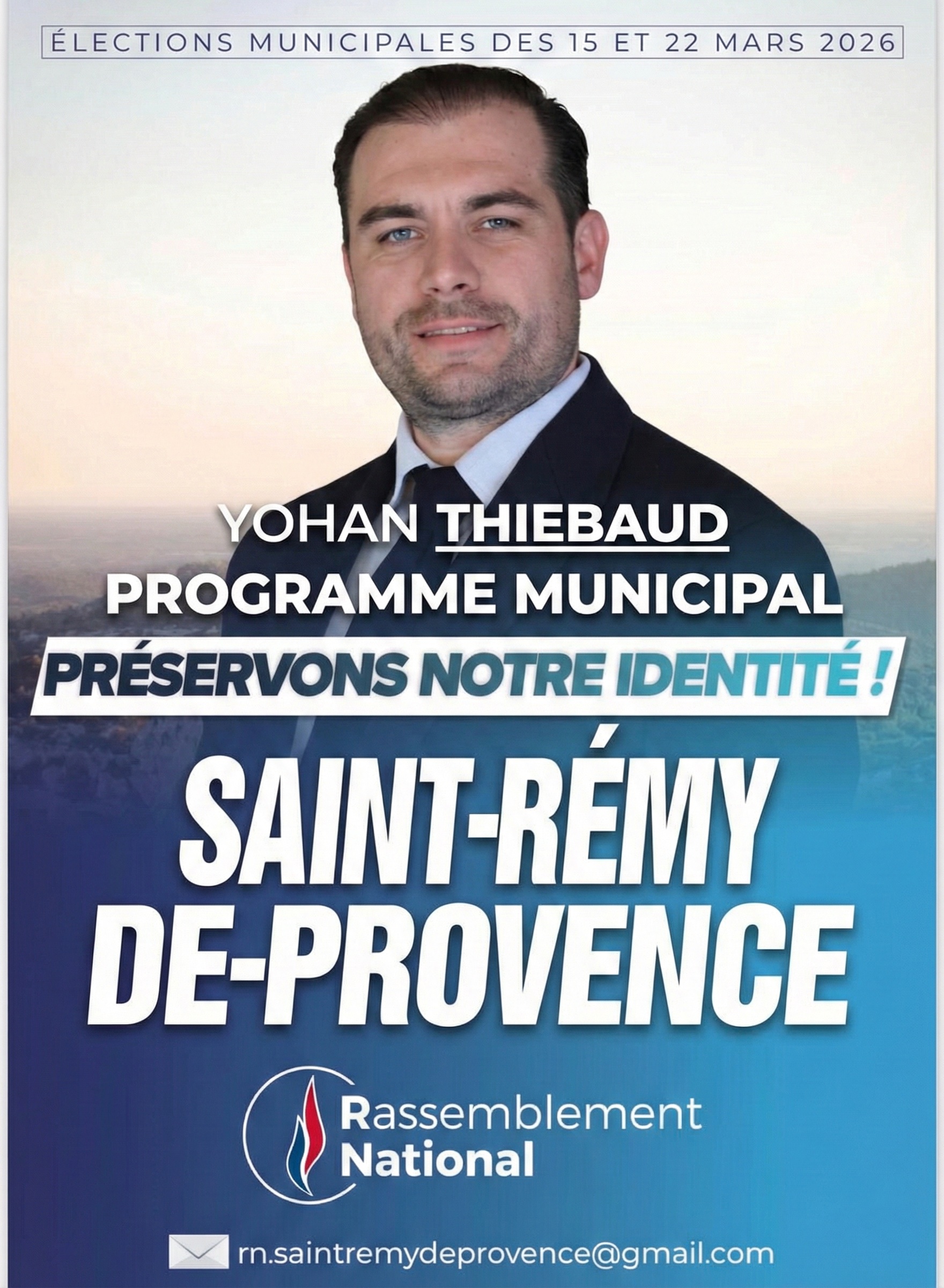 Couverture du programme - Yohan Thiebaud pour Saint-R&eacute;my-de-Provence